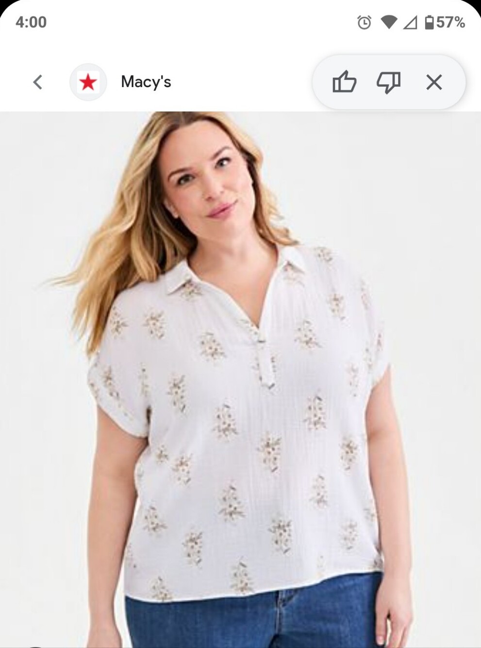 NWT Style & Co Blouse X2